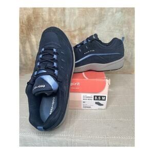 Easy Spirit Roadrun Women's Mood Indigo Leather Running Walking Shoe Size 8.5 M